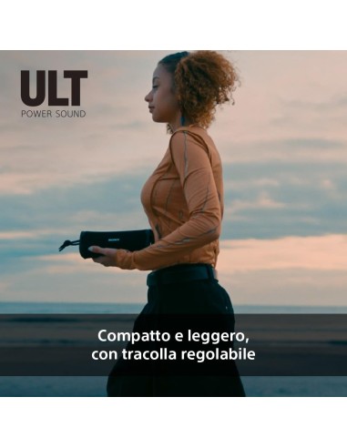 SONY SRS-ULT10B NERO SPEAKER BLUETOOTH IP67 24 ORE AUTONOMIA
