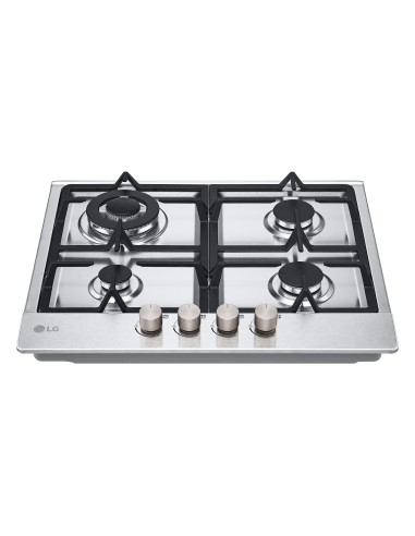 LG CBGZ2414S PIANO COTT. 60CM INOX 4F GAS GRIGLIE GHISA ACC. SOTTOMAN.