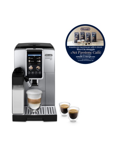 MACCHINE CAFFE' ESPRESSO: vendita online DE LONGHI ECAM380.85.SB MACCHINA CAFFE' DINAMICA PLUS SILVER in offerta