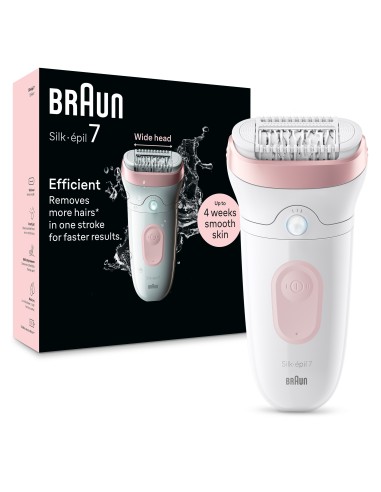 BRAUN SE7000 EPILATORE SILKEPIL    BIANCO/ROSA