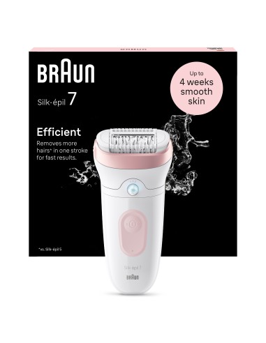 BRAUN SE7000 EPILATORE SILKEPIL    BIANCO/ROSA