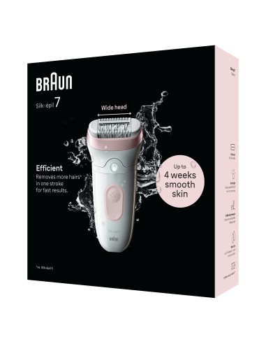 BRAUN SE7000 EPILATORE SILKEPIL    BIANCO/ROSA
