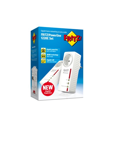 AVM FRITZPOWERLINE 1220E SET POWERLINE 1200MB