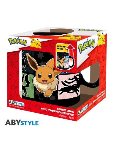 BIGBEN POKEMON - MUG HEAT CHANGE - 460 ML - EEVEE - CARDBOARD BOX X2