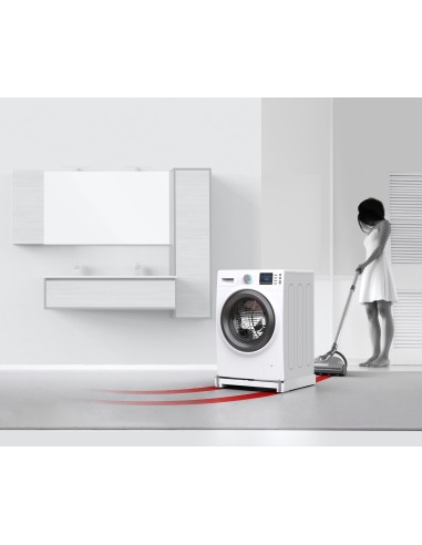 MELICONI BASE WASH EVO IN PLASTICA RICICLATA ANTIVIBRAZIONE CON RUOTE