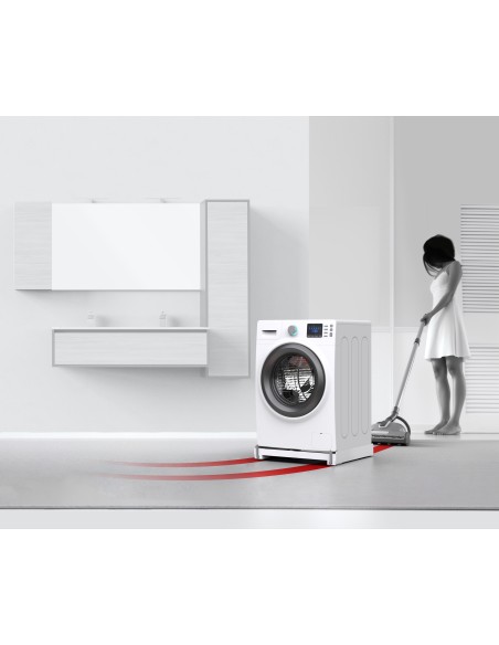 MELICONI BASE WASH EVO IN PLASTICA RICICLATA ANTIVIBRAZIONE CON RUOTE