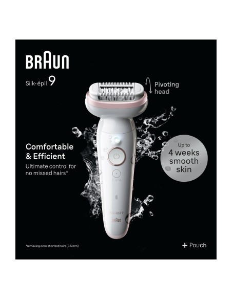 BRAUN SE9000 EPILATORE SILKEPIL    BIANCO/ROSA