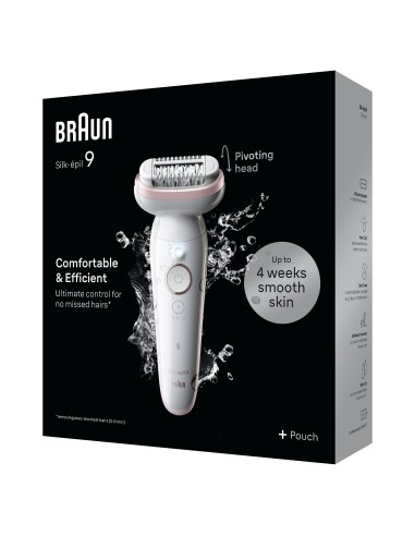 BRAUN SE9000 EPILATORE SILKEPIL    BIANCO/ROSA