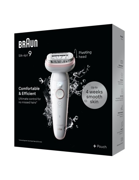 BRAUN SE9000 EPILATORE SILKEPIL    BIANCO/ROSA