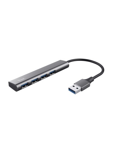 TRUST 24947 HALYX 4PORT USB 3.2 HUB ALLUMINIO