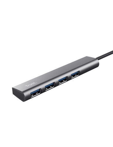 TRUST 24947 HALYX 4PORT USB 3.2 HUB ALLUMINIO