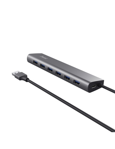 TRUST 24967 HALYX 7 PORT USB 3.2 ALLUMINIO