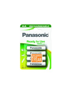 PANASONIC RECHARGEABLE AA X4 1900MAH STILO PILE RICARICABILI
