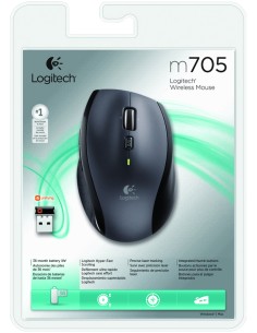 LOGITECH M705 MOUSE WIRELESS SILVER 2