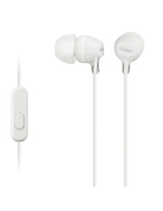 SONY MDR-EX15APW AURICOLARE MICROFONO BIANCO