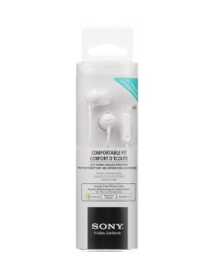 SONY MDR-EX15APW AURICOLARE MICROFONO BIANCO 2