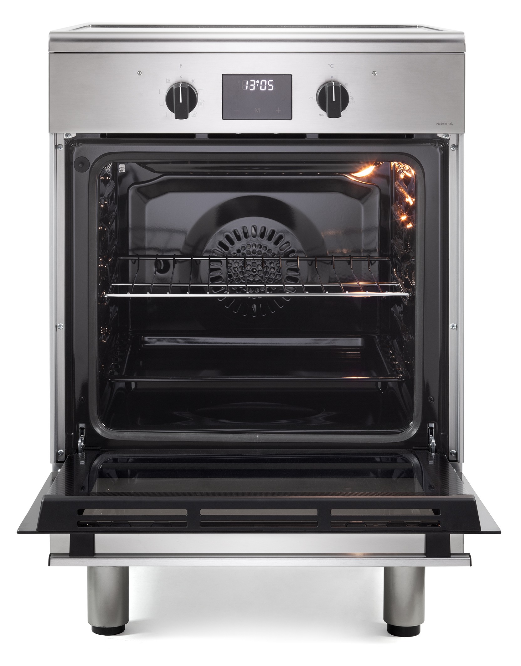 Cocina Eléctrica Independiente De'Longhi DMX 64 IN ED - Acero Inoxidable, Placa De Inducción, Horno Eléctrico, Clase A