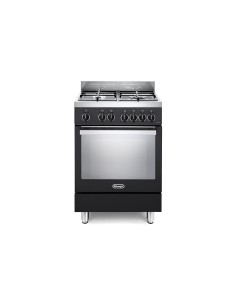 DE_LONGHI PMA66L CUCINA 60X60 A 3F+1TC ANTRACITE F.E. 9F GRIGLIE GHISA