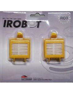 SACCHETTI ASPIRAPOLVERE: vendita online ELETTROCASA RO03 CONF. 2 FILTRI HEPA IROBOT in offerta
