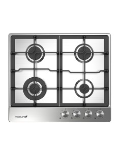 TECHLIFE TFBIPCG60FGG P. COTT. 60CM4F INOX COM. FRONT. GRIGLIE GHISA