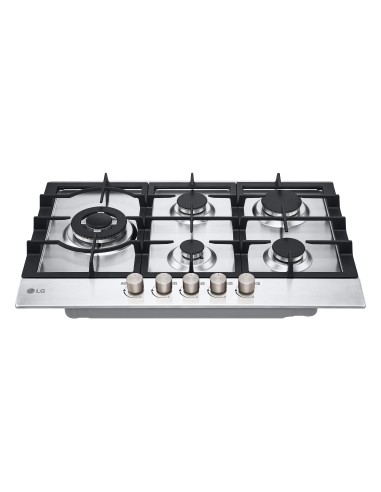 LG CBGZ3016S PIANO COTT. 75CM INOX 5F GAS GRIGLIE GHISA ACC. SOTTOMAN.