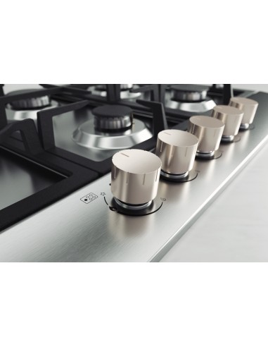 LG CBGZ3016S PIANO COTT. 75CM INOX 5F GAS GRIGLIE GHISA ACC. SOTTOMAN.