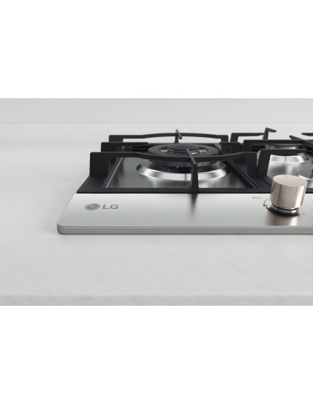 LG CBGZ3016S PIANO COTT. 75CM INOX 5F GAS GRIGLIE GHISA ACC. SOTTOMAN.