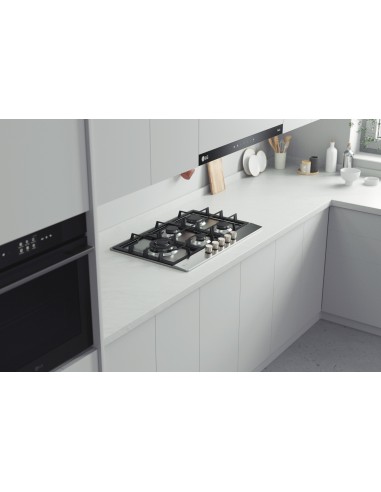 LG CBGZ3016S PIANO COTT. 75CM INOX 5F GAS GRIGLIE GHISA ACC. SOTTOMAN.