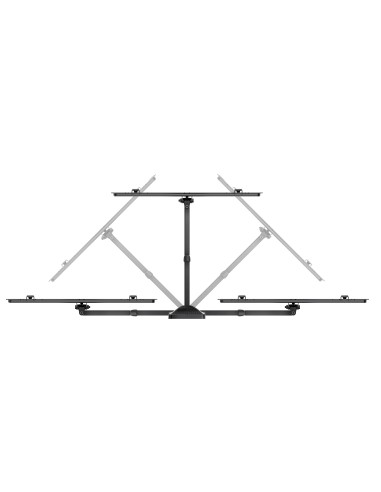 MELICONI EXTRA XDR200400 CG STAFFA DOPPIO BRACCIO 32"/65" 30KG C.GESSO