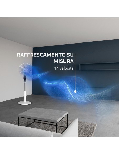 ROWENTA VU5690 VENTILATORE A PIANTANA 50CM 5PALE TELECOMANDO DISPLAY