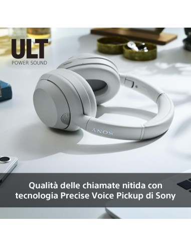 SONY WH-ULT900NB CUFFIA BT NERO ELIMINAZIONE RUMORE DR.40MM AUT.35 ORE
