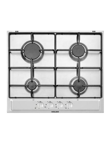 GLEMGAS P4GFXV PIANO COTTURA 60CM INOX