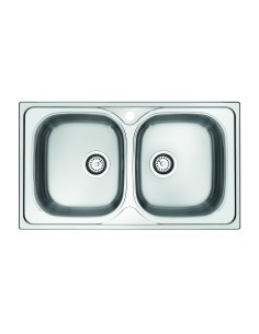 GLEMGAS GL279X LAVELLO 79X50 2V INOX 2