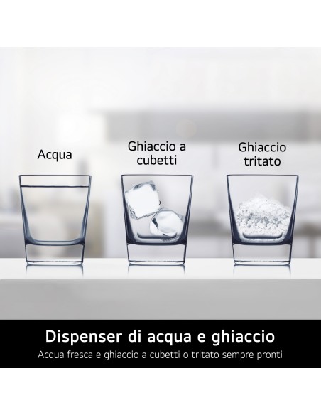 LG GMG960EVJE FRIGO 4PORTE E 638LT NF NERO WIFI DRINK DISP. H179 L91