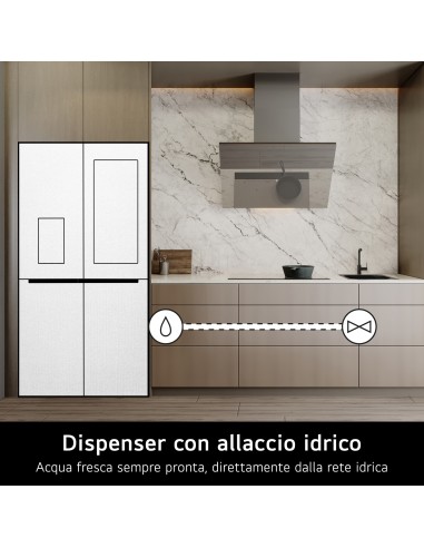 LG GMG960EVJE FRIGO 4PORTE E 638LT NF NERO WIFI DRINK DISP. H179 L91