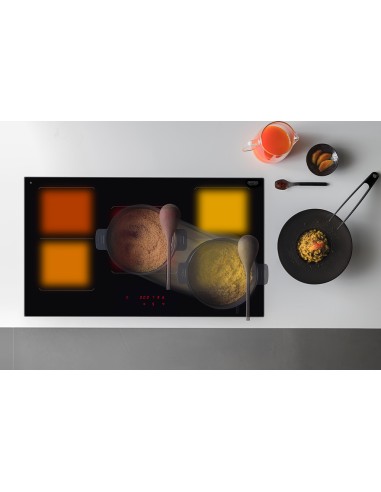 DE_LONGHI SLI906 P. COTT. INDUZ. 90CM 6F NERO VETROCERAMICA TOUCH C.