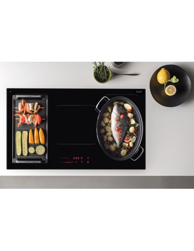 DE_LONGHI SLI906 P. COTT. INDUZ. 90CM 6F NERO VETROCERAMICA TOUCH C.