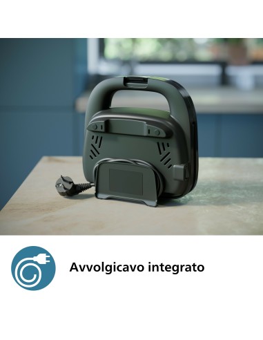 PHILIPS HD2350/80 TOSTIERA 750W    3451 SANDWICH MAKER