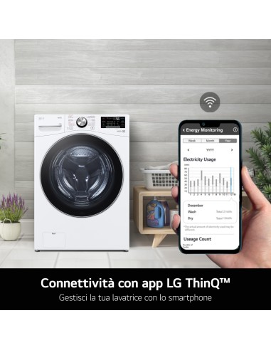 LG F0P3020TSWC LVB B 20KG 1000GIRI INVERTER TW AIDD WIFI H99 L70 P83