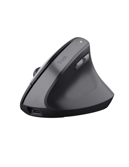 TRUST 25145 BAYO II NERO WIRELESS ERGONOMICO VERTICALE RICAR.MOUSE