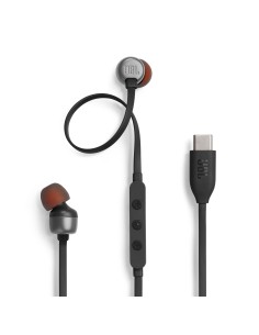 JBL T310C NERO AURICOLARE IN-EAR USB-C CON MICROFONO