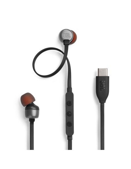 JBL T310C NERO AURICOLARE IN-EAR USB-C CON MICROFONO