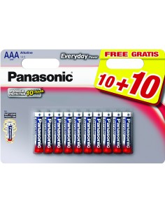 PANASONIC EVERYDAY POWER AAA X20 MINISTILO LR03EPS/20BW 10+10F