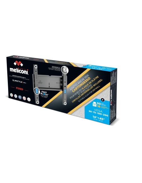 MELICONI SLIMSTYLE PLUS 200S CG STAFFA FISSA 26"/45"