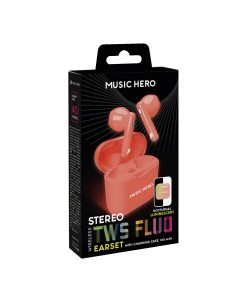 SBS MHTWSFLUOR AURICOLARI TWS FLUO ROSSO 2