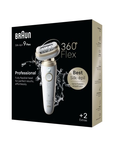 BRAUN SES9011 3D EPILATORE SILK-EPIL BIANCO/ORO