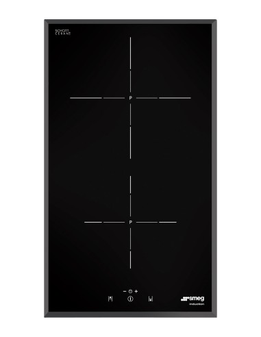 SMEG SI5322B PIANO COTT. 30CM INDUZIONE SEMIFILO VETROCERAM. NERO