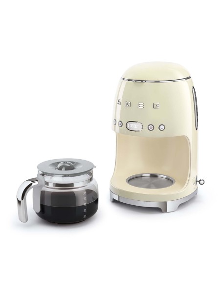 SMEG DCF02CREU MACCHINA CAFFE' ANNI 50 PANNA