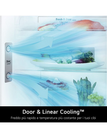 LG GTB744BMBED FRIGO D.P. E 506LT  NF BLACK MIRROR H180 L78 P70