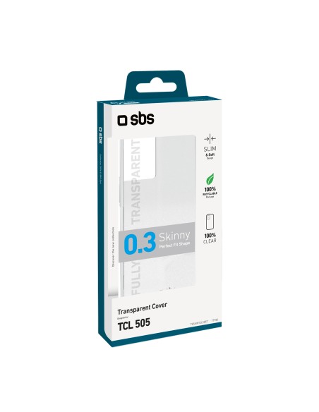 SBS TESKINTCL505T TCL 505 COVER IN GOMMA TRASPARENTE